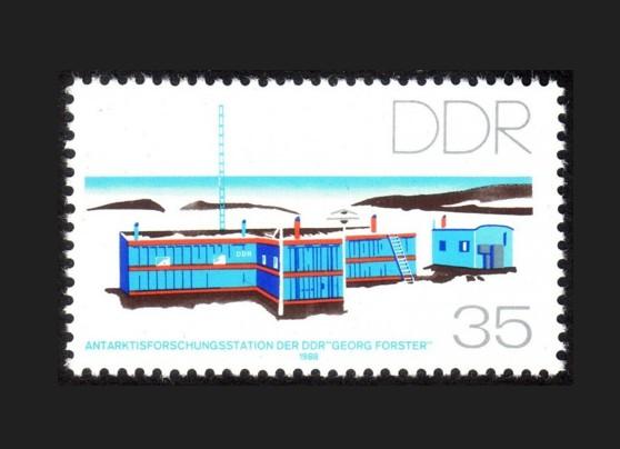 ALMANYA DDR 1988 Antarktika Bilim Enstitüsü