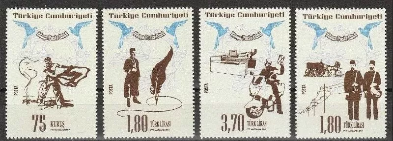 2017 DÜNYA POSTA GÜNÜ MNH