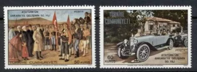TÜRKİYE 1969 ATATÜRK’ÜN ANKARA’YA GELİŞİNİN 50.YILI MNH TAM SERİ