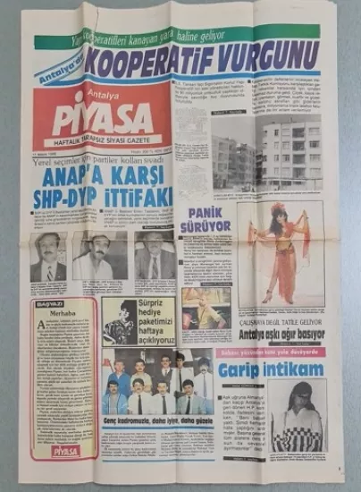 ANTALYA PİYASA HAFTALIK GAZETE, 1988