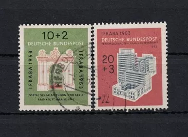 1953 IFRABA Almanya Pul Serisi (Damgalı) Pulları - Thurn und Taxis