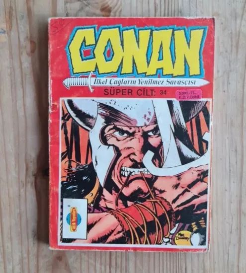CONAN - İLKEL ÇAĞLARIN YENİLMEZ SAVAŞÇISI SUPER CİLT : 34