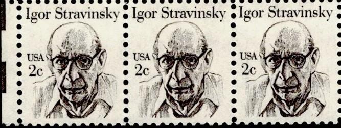 AMERİKA 1982 Igor Stravinsky