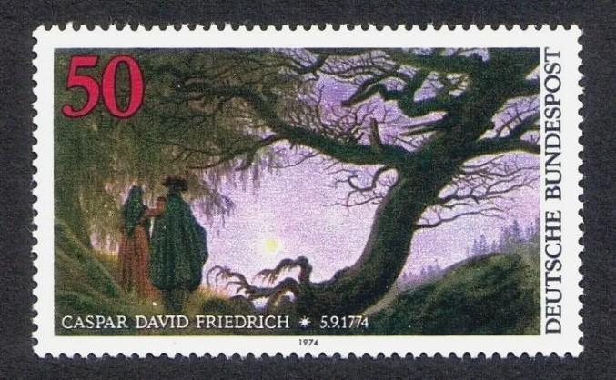 ALMANYA 1974 RESSAM CASPAR DAVİD FRİEDRİCH 