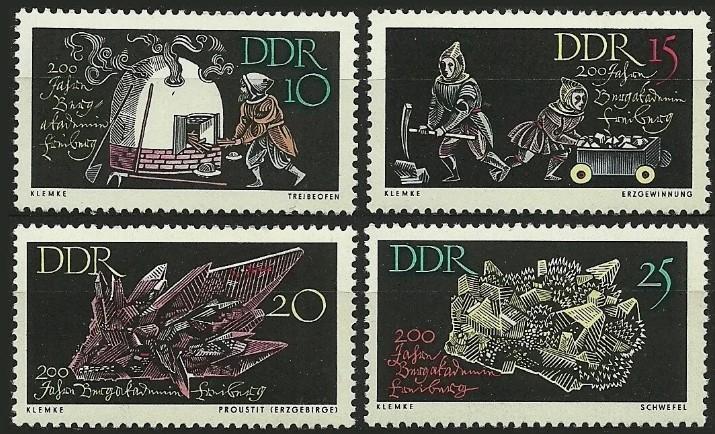 ALMANYA DDR 1965 FREIBERG MADENCİLİK AKADEMİSİNİN 200 YILI