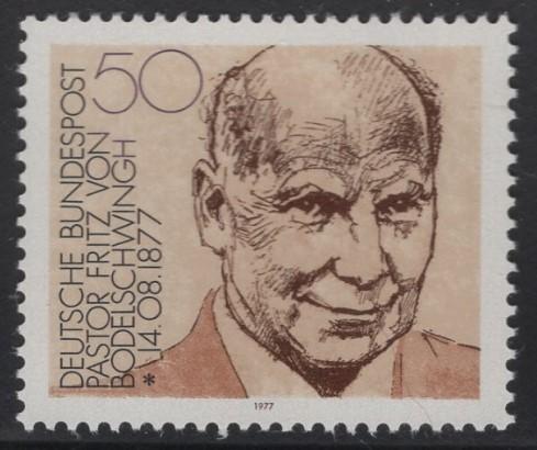 ALMANYA 1977 FRİEDRİCH VON BODELSCHWİNGH’İN 100. DOĞUM YILI