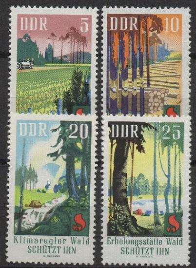 ALMANYA DDR 1969 ORMANLARIN KORUNMASI