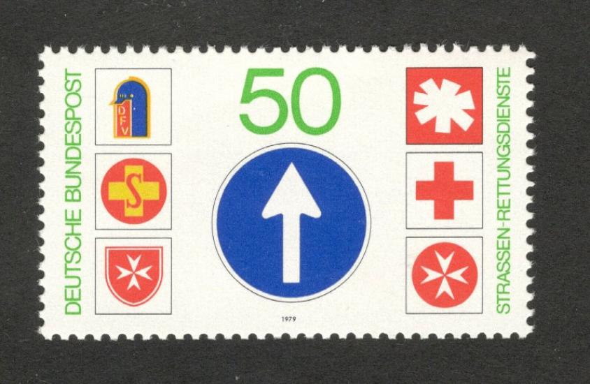 ALMANYA 1979 TRAFİK YOL YARDIM 