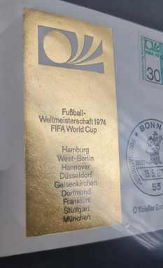 ALMANYA 1974 MÜNİH DÜNYA FUTBOL KUPASI HANOVER FDC