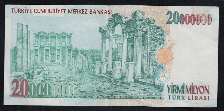 7.Emisyon 20,000,000 Lira ÇOK TEMİZ